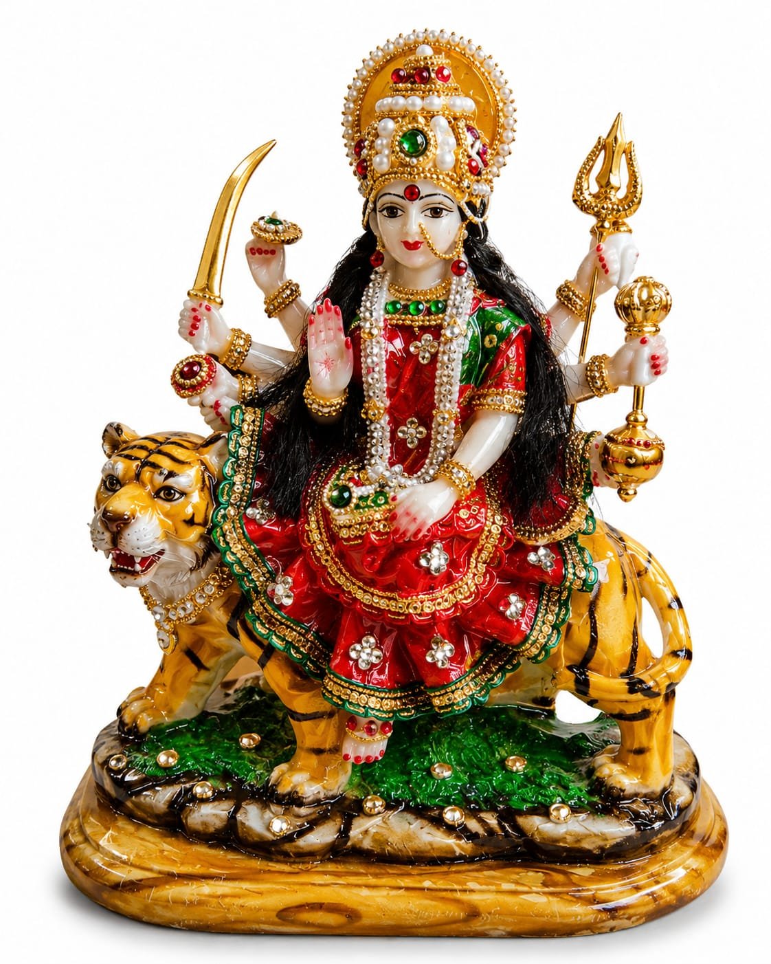 Vibrant Maa Durga Sherawali