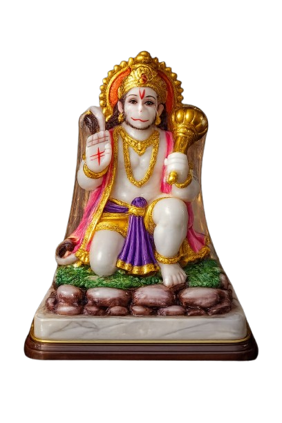 Lord Hanuman Marble Idol